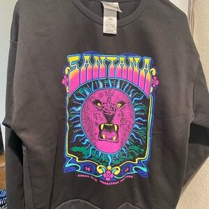 Santana Graphic Crewneck Sweatshirt size medium